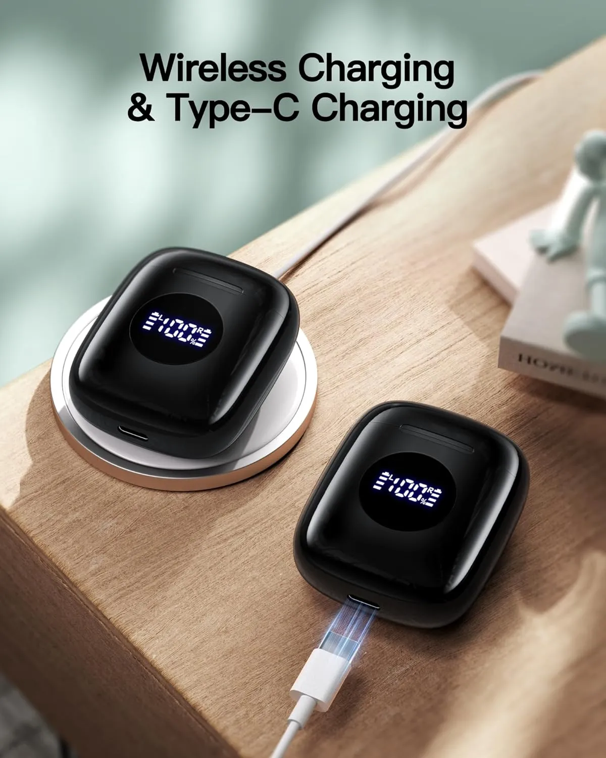 CAPOXO Wireless Earbuds IPX7 Waterproof, 78H Playtime