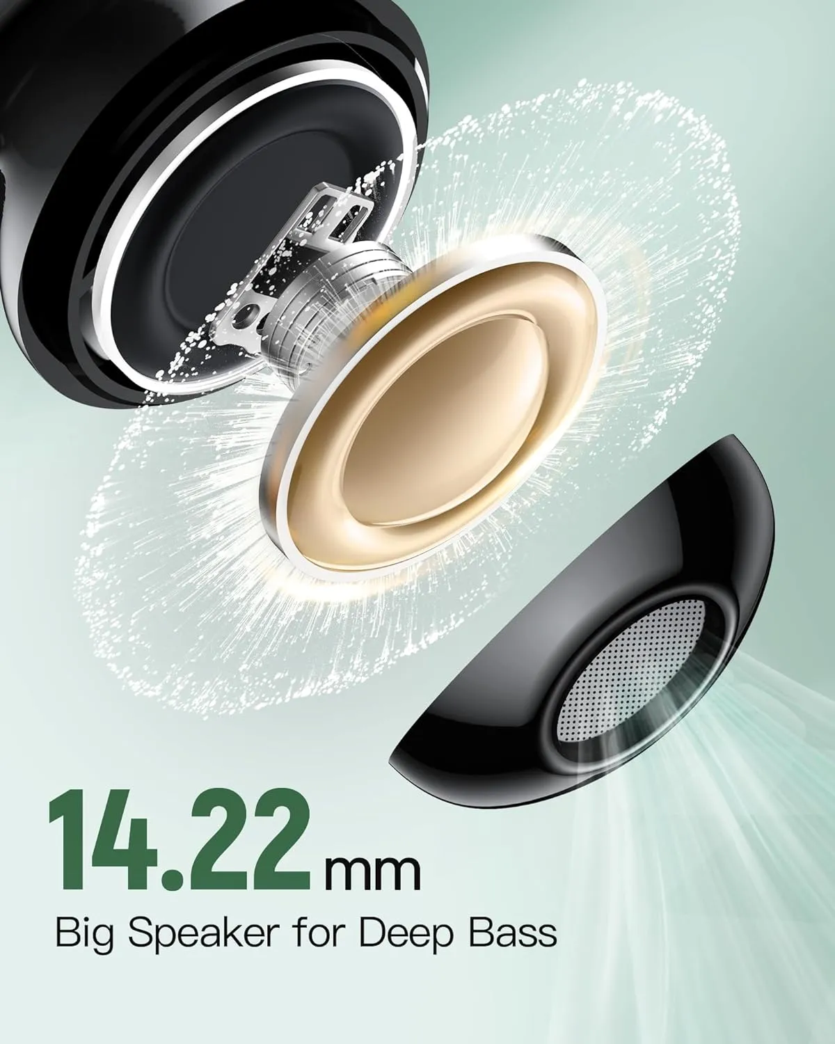CAPOXO Wireless Earbuds IPX7 Waterproof, 78H Playtime