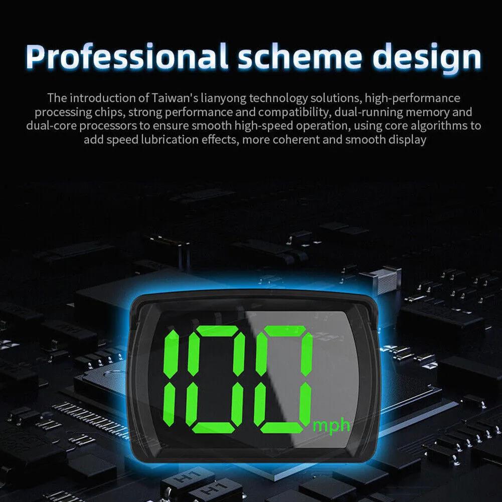 Car Hud Head-up Display Universal Bluetooth Car Speedometer