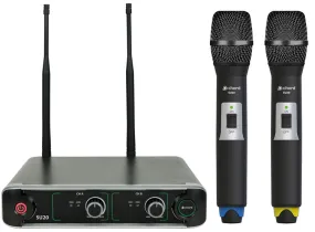 Chord SU20 Compact Dual UHF Microphone Sets
