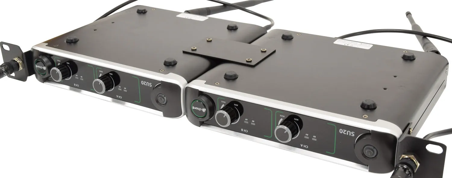 Chord SU20 Compact Dual UHF Microphone Sets