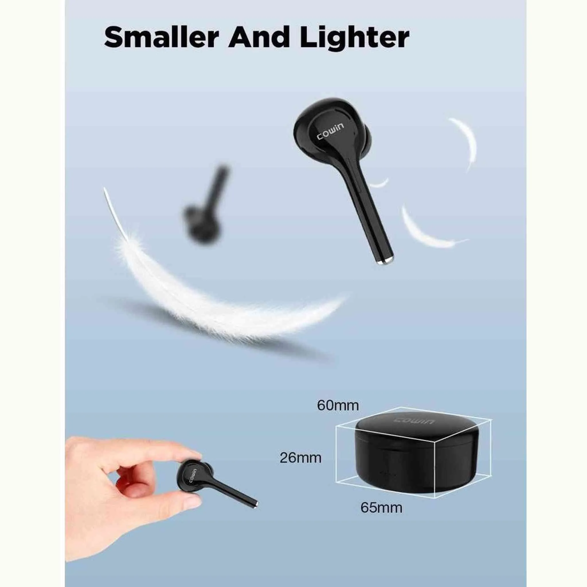 COWIN KY03 Wireless Earbuds Bluetooth Headphones with Microphone