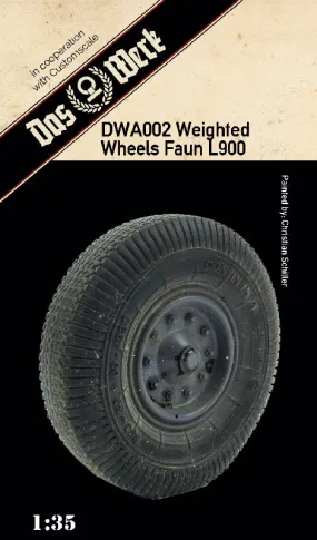 Das Werk DWA002 1/35 Faun L900 weighted wheels, resin set