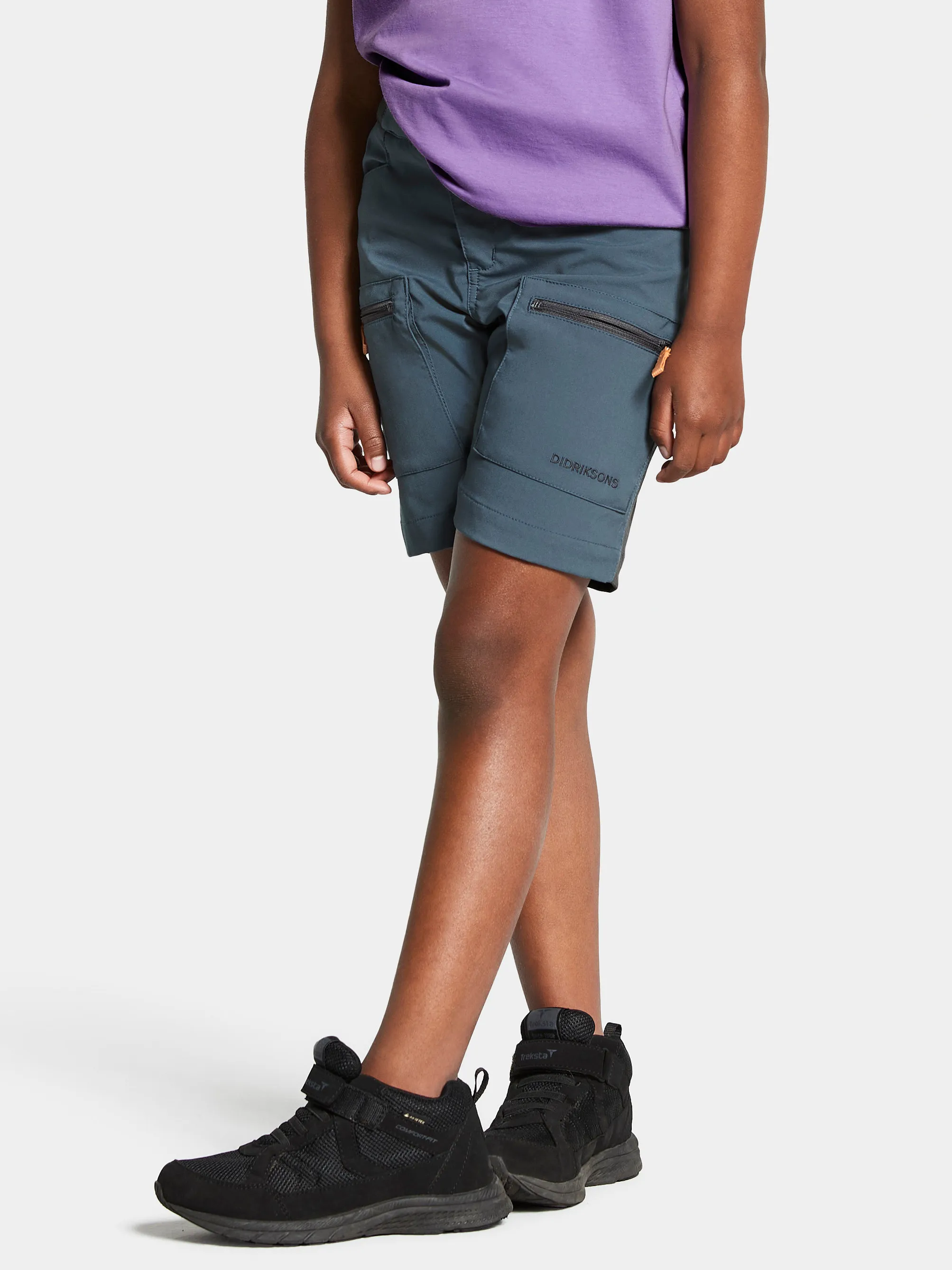 Didriksons Kids&#x27; Ekoxen Shorts 2 True Blue | Buy Didriksons Kids&#x27; Ekoxen Shorts 2 True Blue here | Outnorth