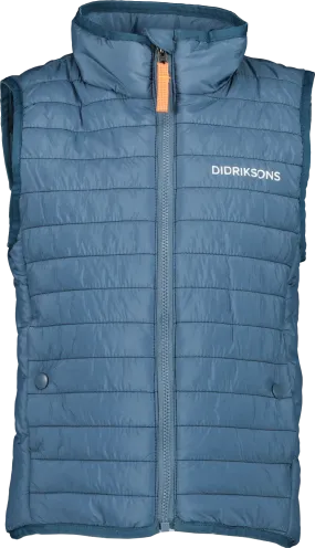 Didriksons Kids&#x27; Pion Vest 2 True Blue | Buy Didriksons Kids&#x27; Pion Vest 2 True Blue here | Outnorth