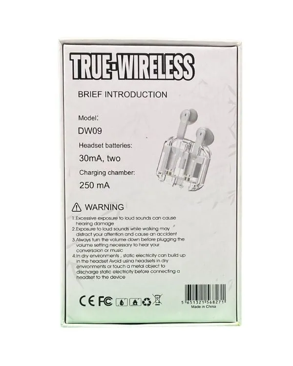 DW09 Wireless Earbuds Off White