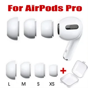 Easy to Use, 1-3 Pairs Silicone Earphone Tip for Apple AirPods Pro 1/2