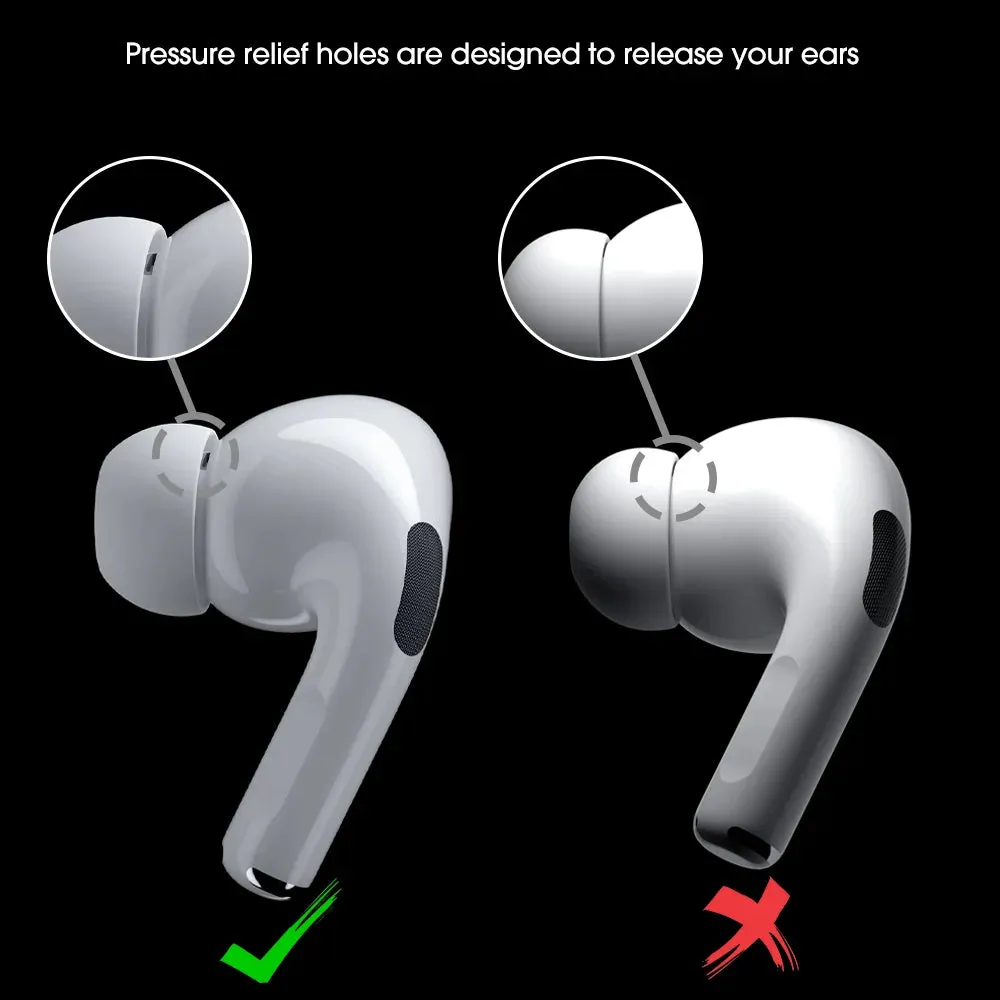 Easy to Use, 1-3 Pairs Silicone Earphone Tip for Apple AirPods Pro 1/2