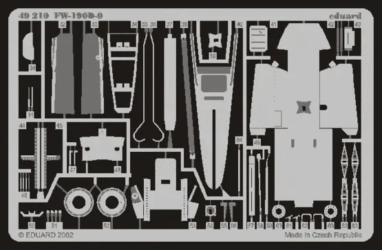 Eduard 49210 1/48 Fw190D-9 Photo-etch set (for Tamiya kit)