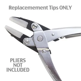Eurotool Replacement Tips For Nylon Jaw Flat Nose Parallel Pliers