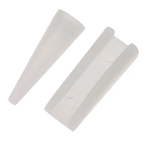 Eurotool Replacement Tips For Nylon Jaw Pliers - Half Round Half Flat Nose