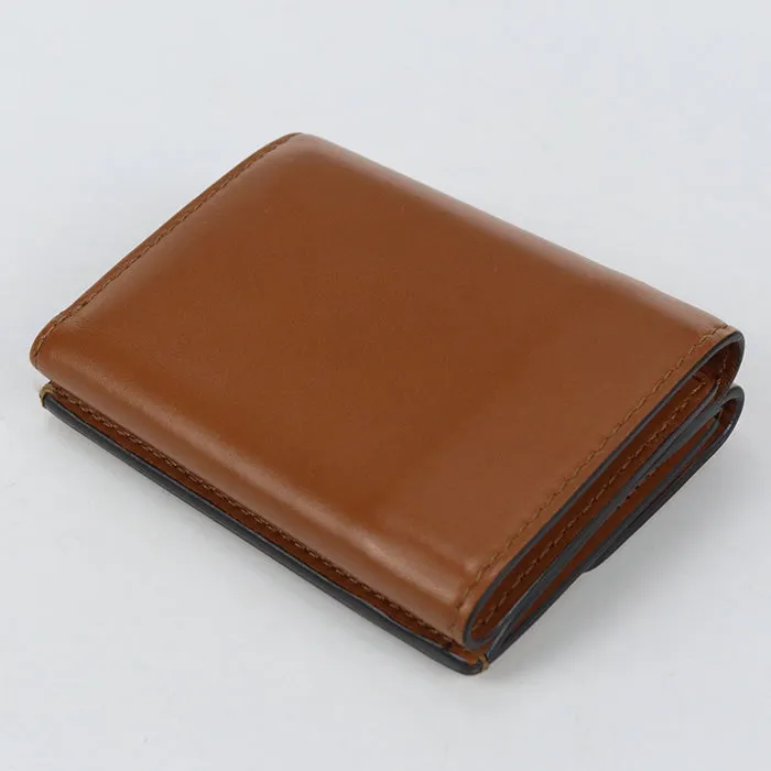 FENDI 8M0395 AAYZ F0QVK Tri-fold wallet  Fendi Rome Micro Compact Wallet Calf leather Brown Women(unisex)