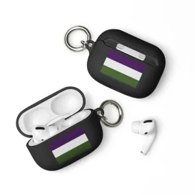 Genderqueer Pride Flag Rubber Case for Apple AirPods