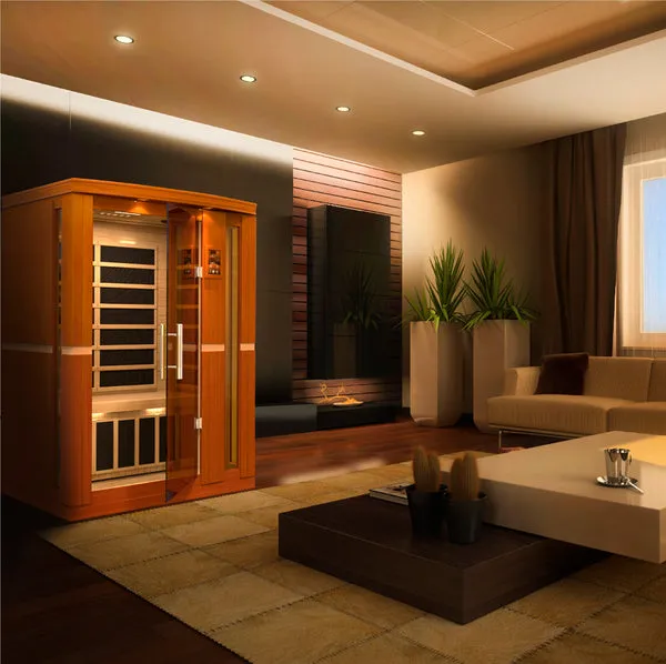 Golden Designs DYN-6220-01 Dynamic Low EMF Far Infrared Sauna, Vittoria Edition