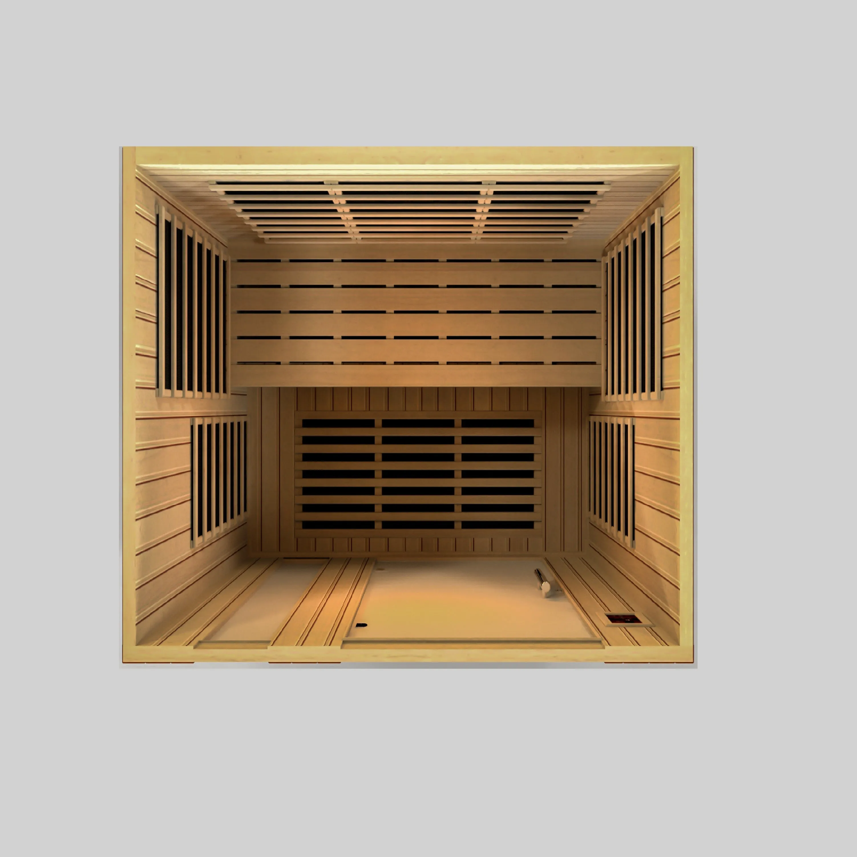 Golden Designs DYN-6336-02 Dynamic Low EMF Far Infrared Sauna, Lugano Edition