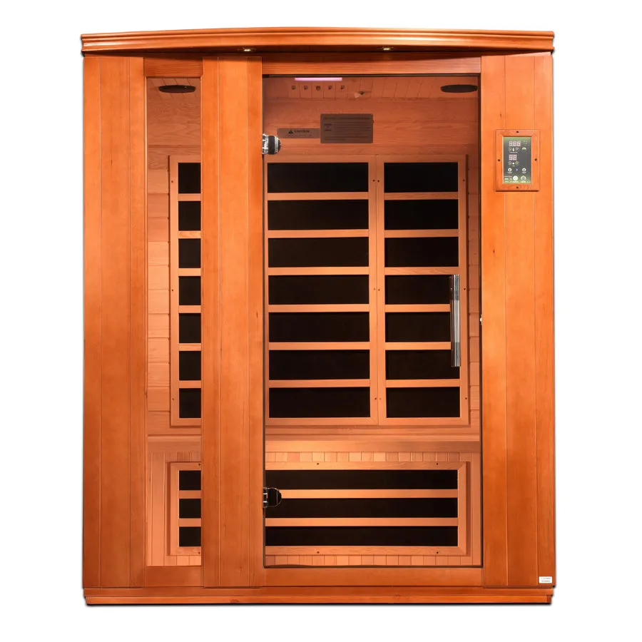 Golden Designs DYN-6336-02 Dynamic Low EMF Far Infrared Sauna, Lugano Edition