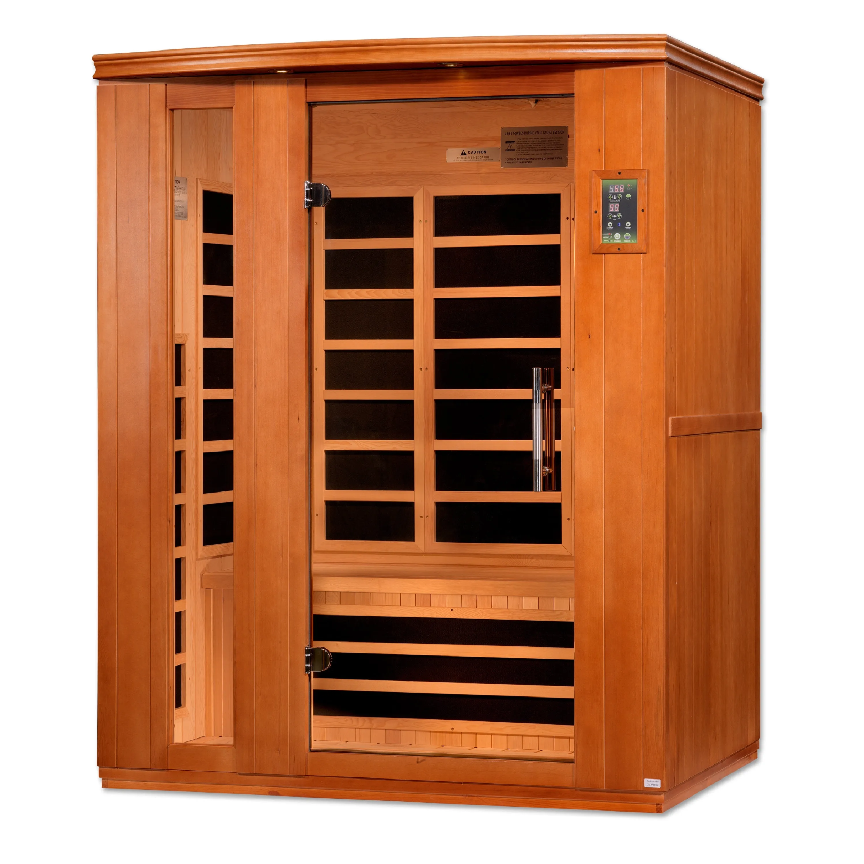 Golden Designs DYN-6336-02 Dynamic Low EMF Far Infrared Sauna, Lugano Edition