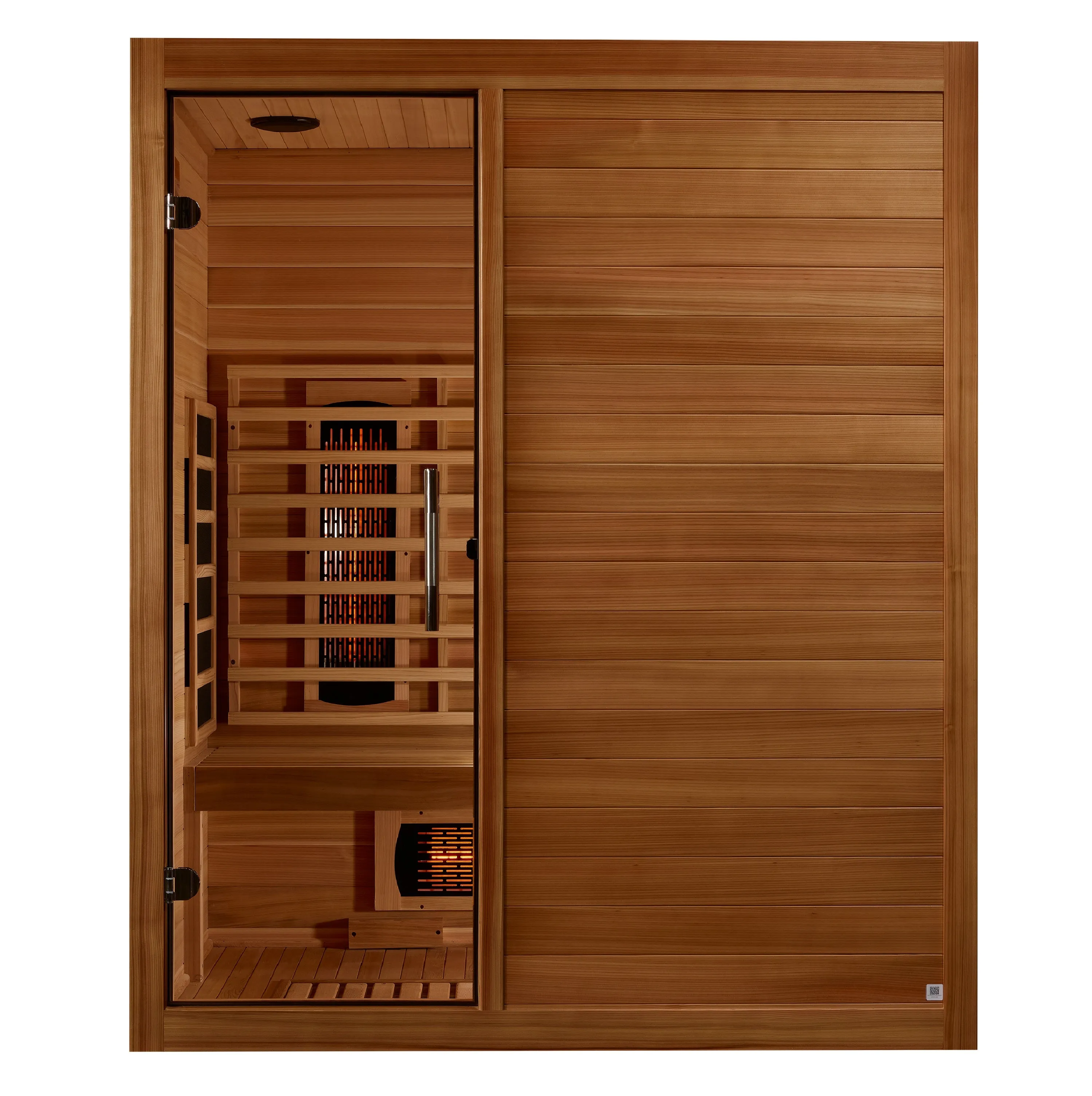 Golden Designs ***New 2024 Model*** S-Line MX-S306-01 Maxxus Full Spectrum Infrared Sauna - Pacific Cedar