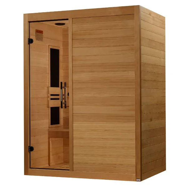 Golden Designs ***New 2024 Model*** S-Line MX-S306-01 Maxxus Ultra Low EMF FAR Infrared Sauna Canadian Hemlock