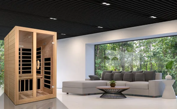 Golden Designs Santiago - 2 Person Low EMF FAR Infrared Sauna