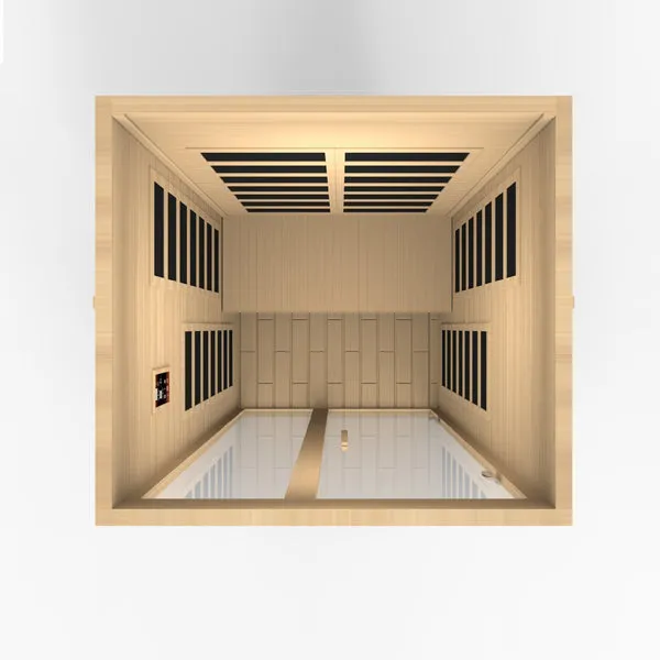 Golden Designs Santiago - 2 Person Low EMF FAR Infrared Sauna