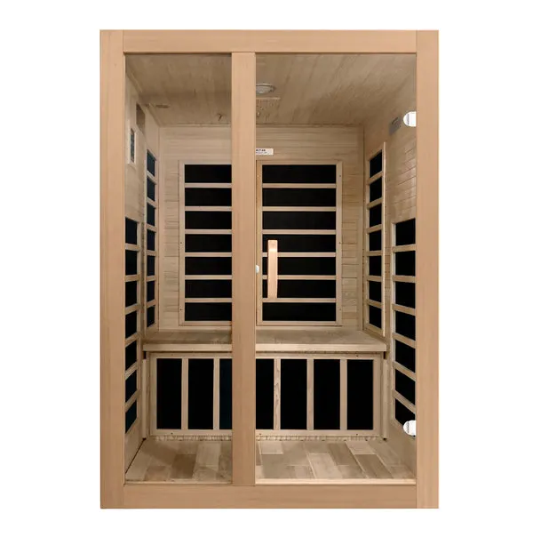 Golden Designs Santiago - 2 Person Low EMF FAR Infrared Sauna