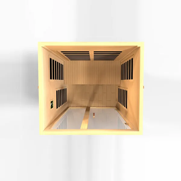 Golden Designs Santiago 2 Person Ultra Low EMF FAR Infrared Sauna