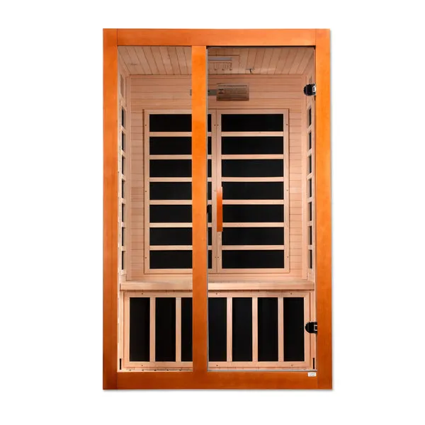 Golden Designs Santiago 2 Person Ultra Low EMF FAR Infrared Sauna