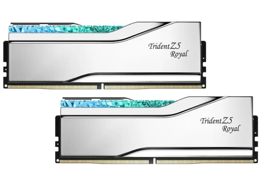 G.SKILL 32GB Kit (2x16GB) Trident Z5 ROYAL RGB Silver F5-7600J3646G16GX2-TR5S DDR5 7600MHz Memory