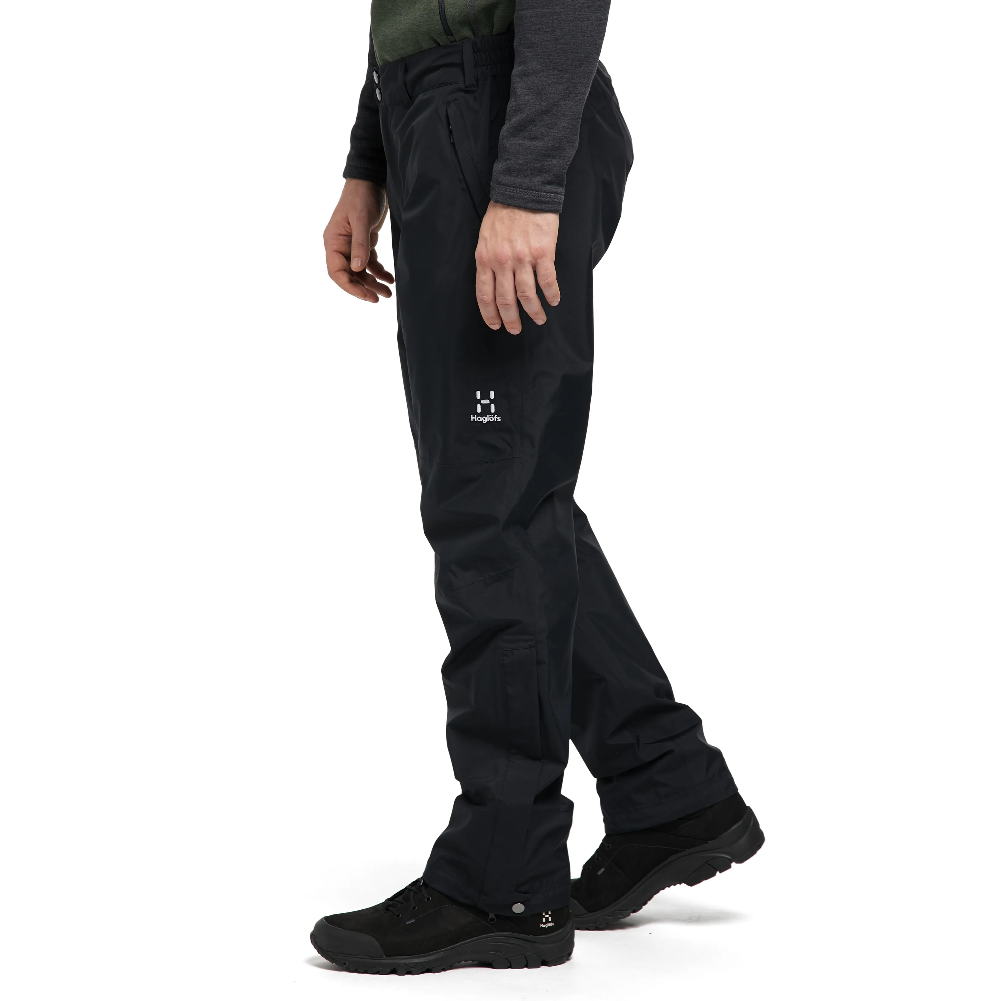 Haglöfs Astral Gore-Tex Pant Men True Black Regular | Buy Haglöfs Astral Gore-Tex Pant Men True Black Regular here | Outnorth