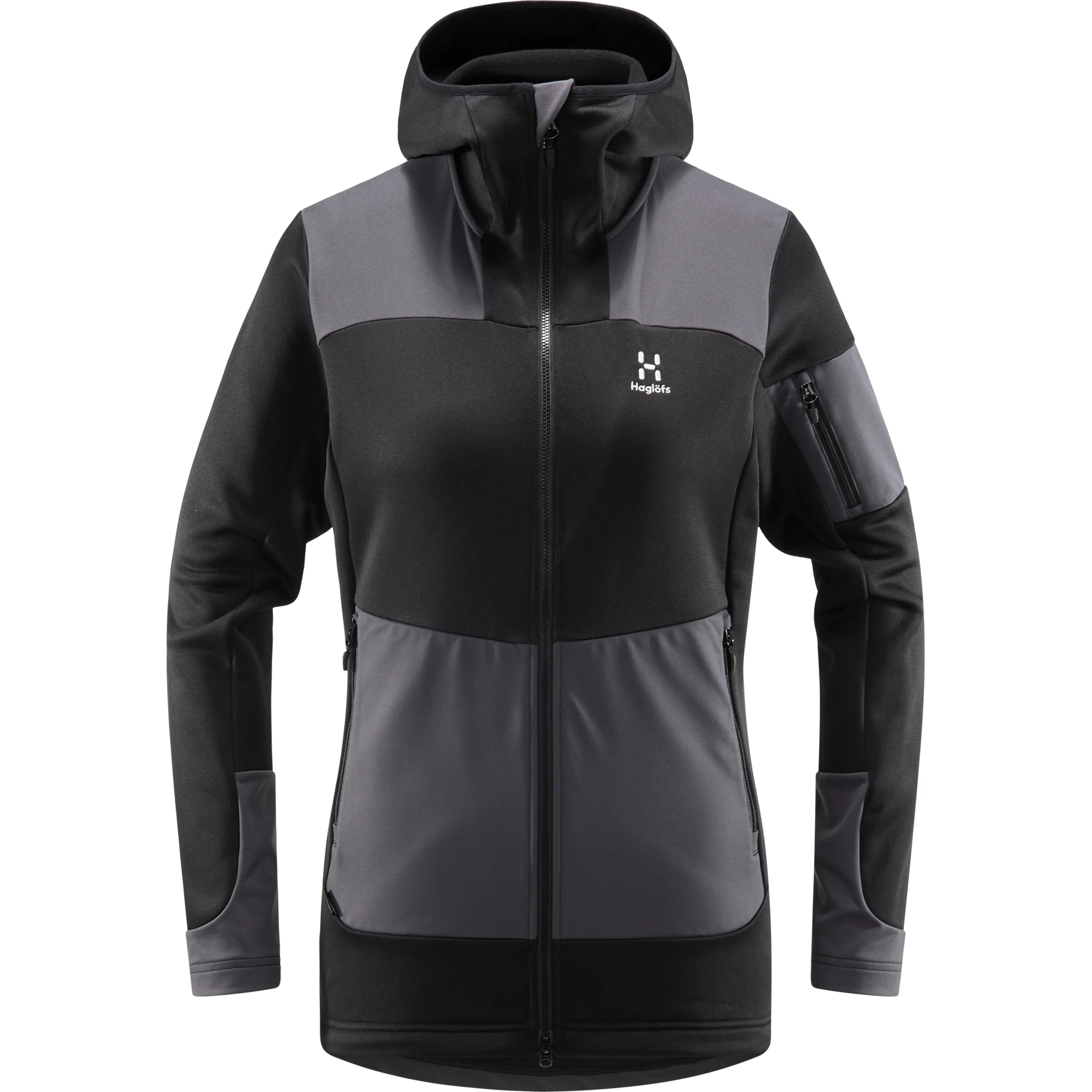 Haglöfs Astral Hood Women&#x27;s True Black/Magnetite | Buy Haglöfs Astral Hood Women&#x27;s True Black/Magnetite here | Outnorth