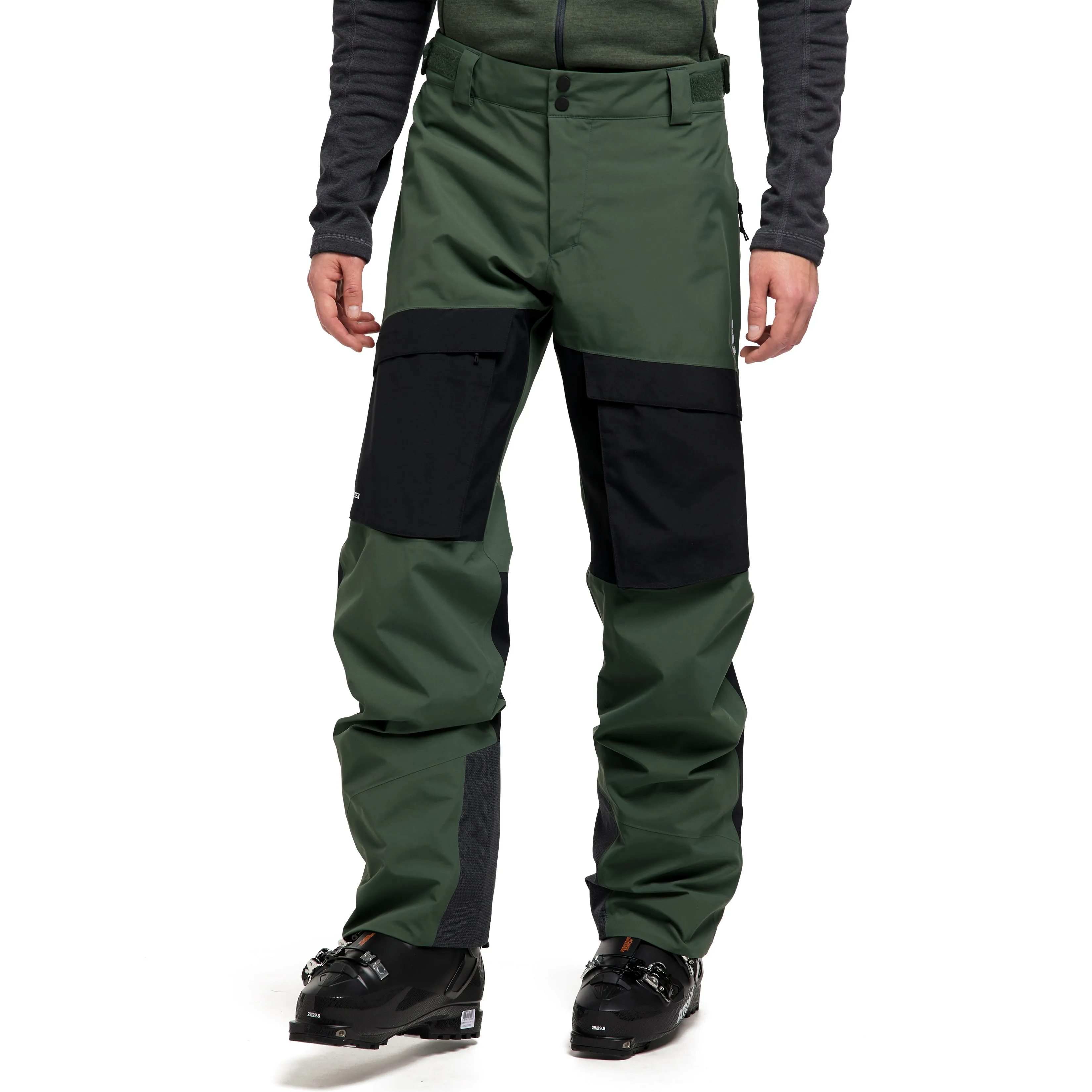 Haglöfs Elation Gore-Tex Pant Men Fjell Green/True Black Regular | Buy Haglöfs Elation Gore-Tex Pant Men Fjell Green/True Black Regular here | Outnorth