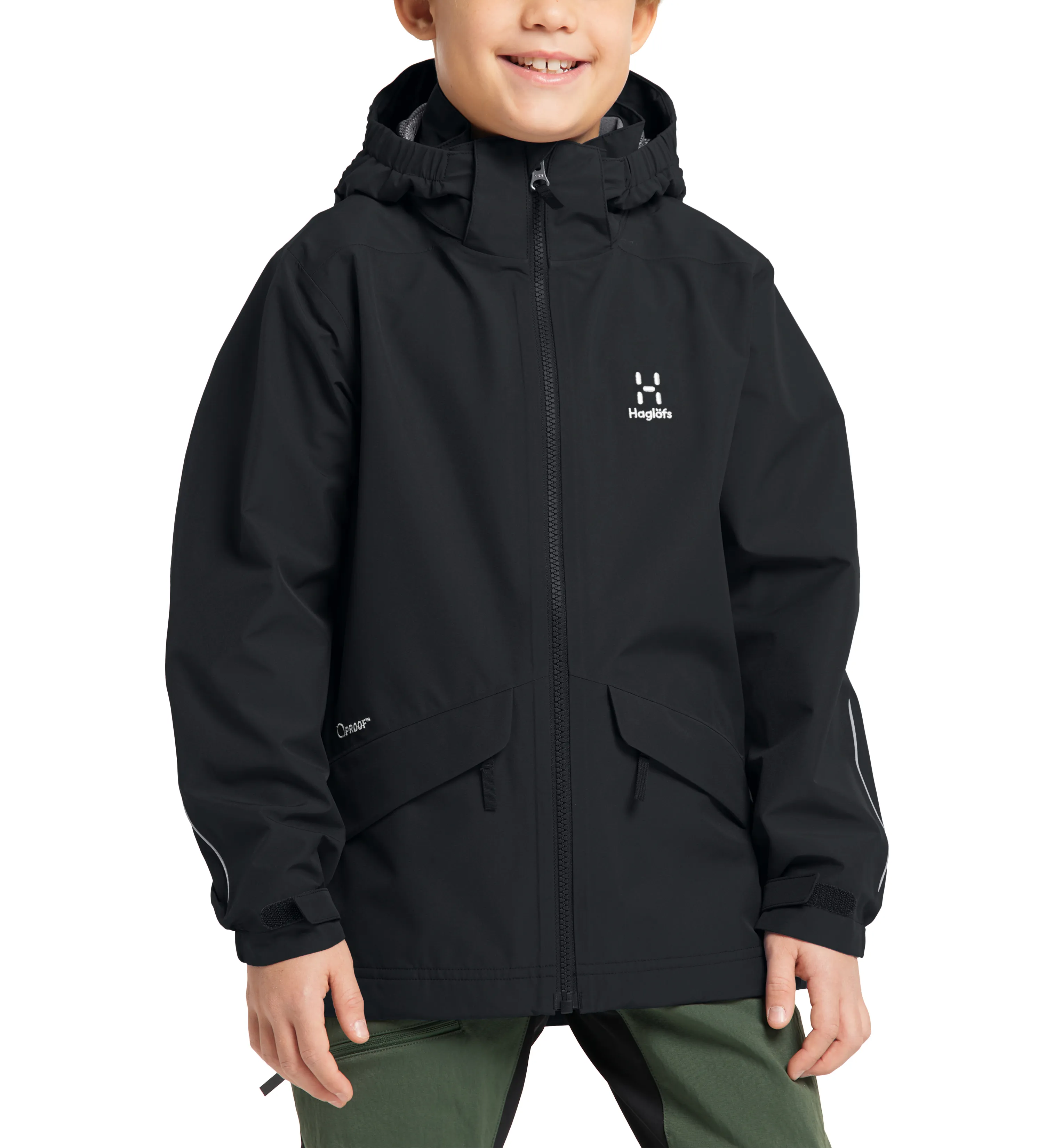 Haglöfs Juniors&#x27; Mila Jacket True Black | Buy Haglöfs Juniors&#x27; Mila Jacket True Black here | Outnorth