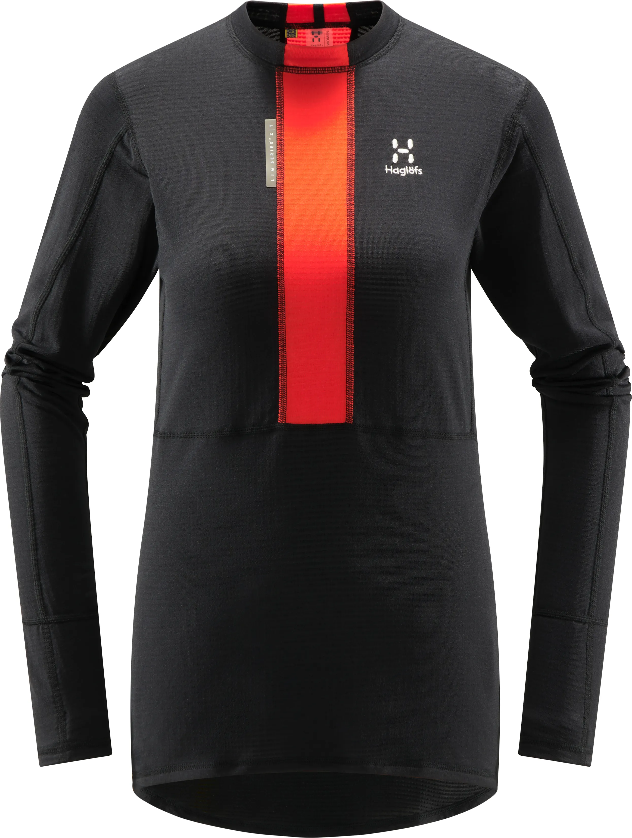 Haglöfs L.I.M ZT Base Women True Black/Zenith Red | Buy Haglöfs L.I.M ZT Base Women True Black/Zenith Red here | Outnorth