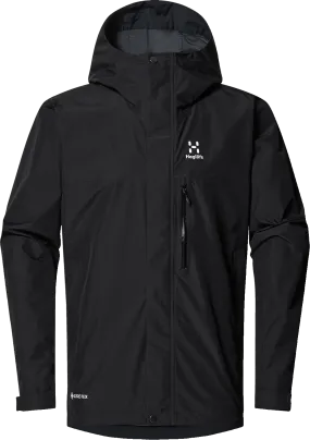 Haglöfs Men&#x27;s Lark GORE-TEX Jacket True Black | Buy Haglöfs Men&#x27;s Lark GORE-TEX Jacket True Black here | Outnorth