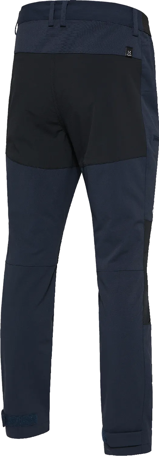 Haglöfs Men&#x27;s Mid Slim Pant Tarn Blue/True Black | Buy Haglöfs Men&#x27;s Mid Slim Pant Tarn Blue/True Black here | Outnorth