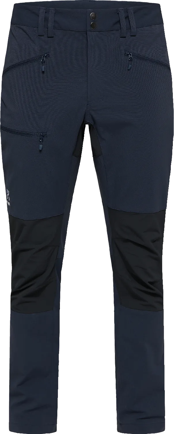 Haglöfs Men&#x27;s Mid Slim Pant Tarn Blue/True Black | Buy Haglöfs Men&#x27;s Mid Slim Pant Tarn Blue/True Black here | Outnorth