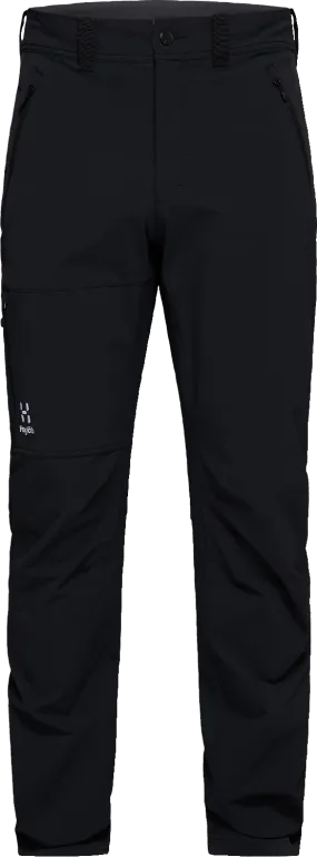 Haglöfs Men&#x27;s Move Softshell Standard Pant True Black | Buy Haglöfs Men&#x27;s Move Softshell Standard Pant True Black here | Outnorth