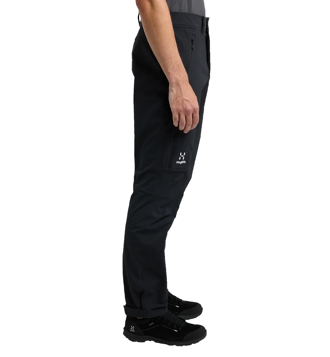 Haglöfs Men&#x27;s Move Softshell Standard Pant True Black | Buy Haglöfs Men&#x27;s Move Softshell Standard Pant True Black here | Outnorth