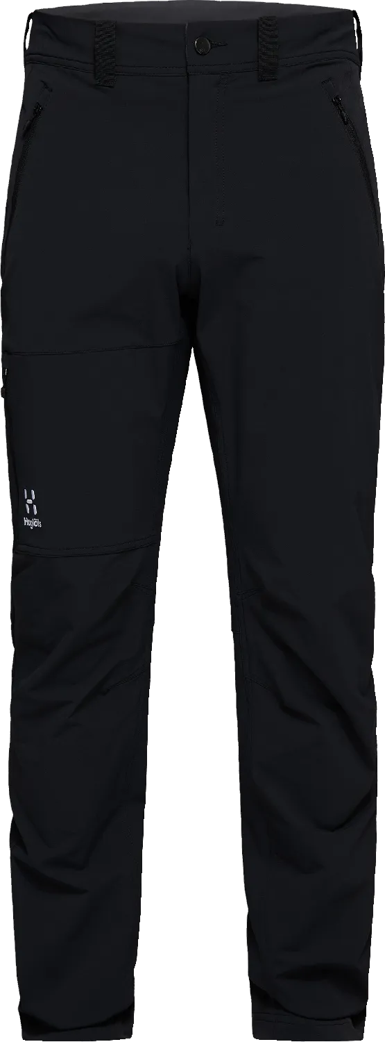Haglöfs Men&#x27;s Move Softshell Standard Pant True Black | Buy Haglöfs Men&#x27;s Move Softshell Standard Pant True Black here | Outnorth