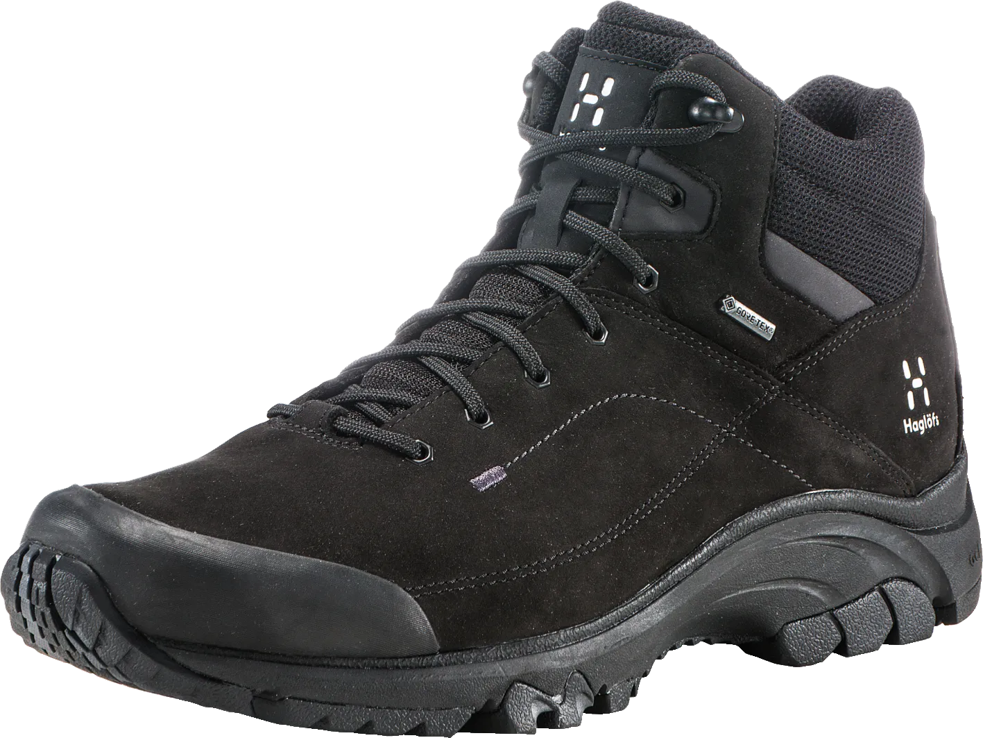 Haglöfs Men&#x27;s Ridge GORE-TEX Mid True Black | Buy Haglöfs Men&#x27;s Ridge GORE-TEX Mid True Black here | Outnorth