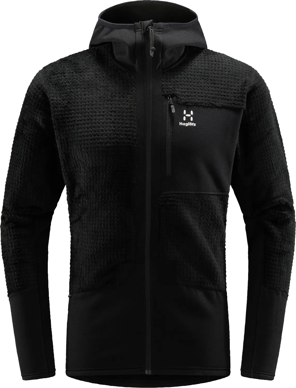 Haglöfs Men&#x27;s ROC Spitz Mid Hood True Black | Buy Haglöfs Men&#x27;s ROC Spitz Mid Hood True Black here | Outnorth