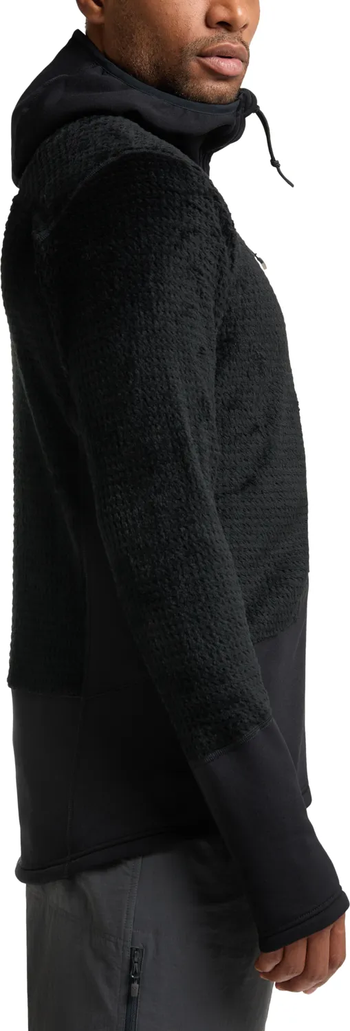 Haglöfs Men&#x27;s ROC Spitz Mid Hood True Black | Buy Haglöfs Men&#x27;s ROC Spitz Mid Hood True Black here | Outnorth