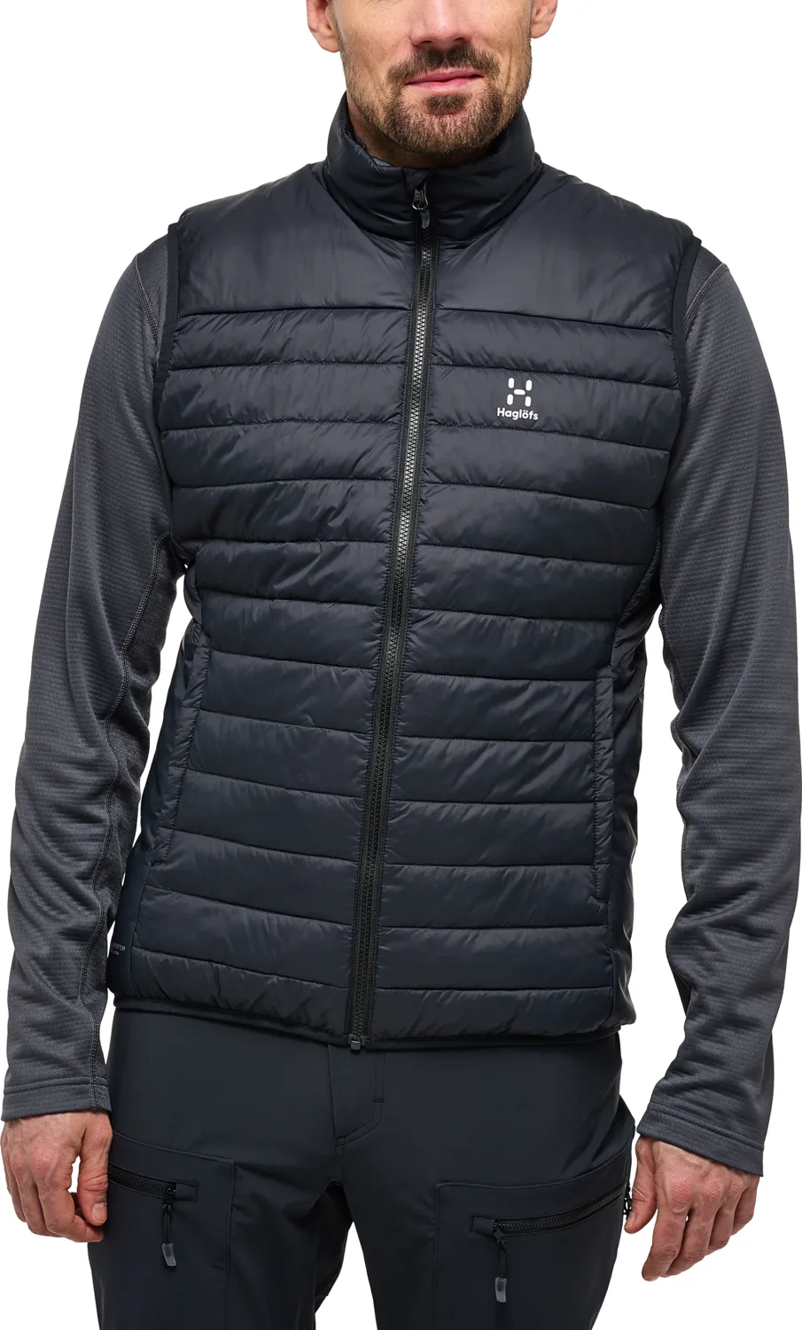 Haglöfs Men&#x27;s Spire Mimic Vest True Black | Buy Haglöfs Men&#x27;s Spire Mimic Vest True Black here | Outnorth
