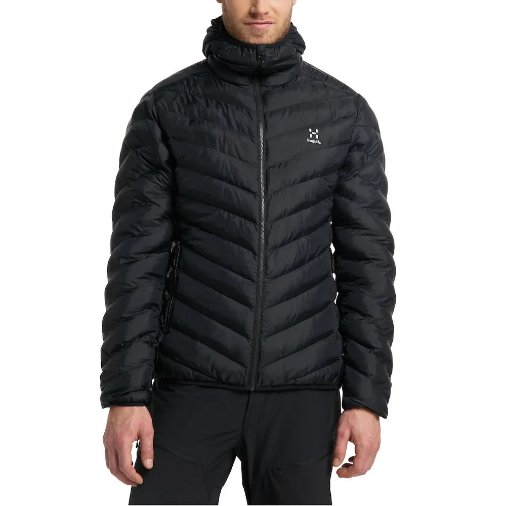 Haglöfs Men&#x27;s Särna Mimic Hood True Black | Buy Haglöfs Men&#x27;s Särna Mimic Hood True Black here | Outnorth