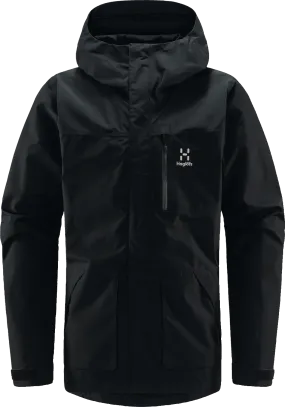 Haglöfs Men&#x27;s Vide Gore-Tex Jacket True Black | Buy Haglöfs Men&#x27;s Vide Gore-Tex Jacket True Black here | Outnorth