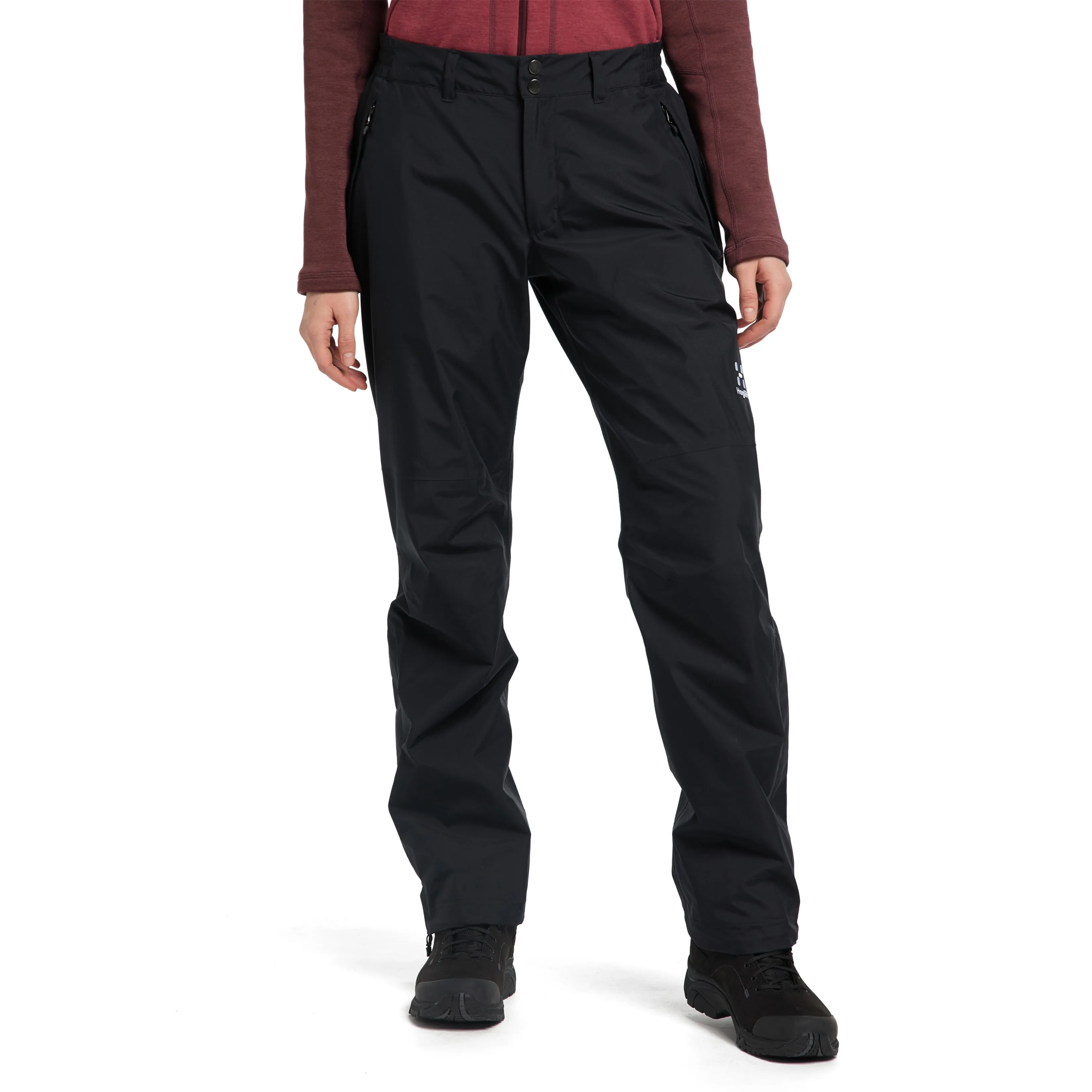 Haglöfs Women&#x27;s Astral Gore-Tex Pant True Black Long | Buy Haglöfs Women&#x27;s Astral Gore-Tex Pant True Black Long here | Outnorth