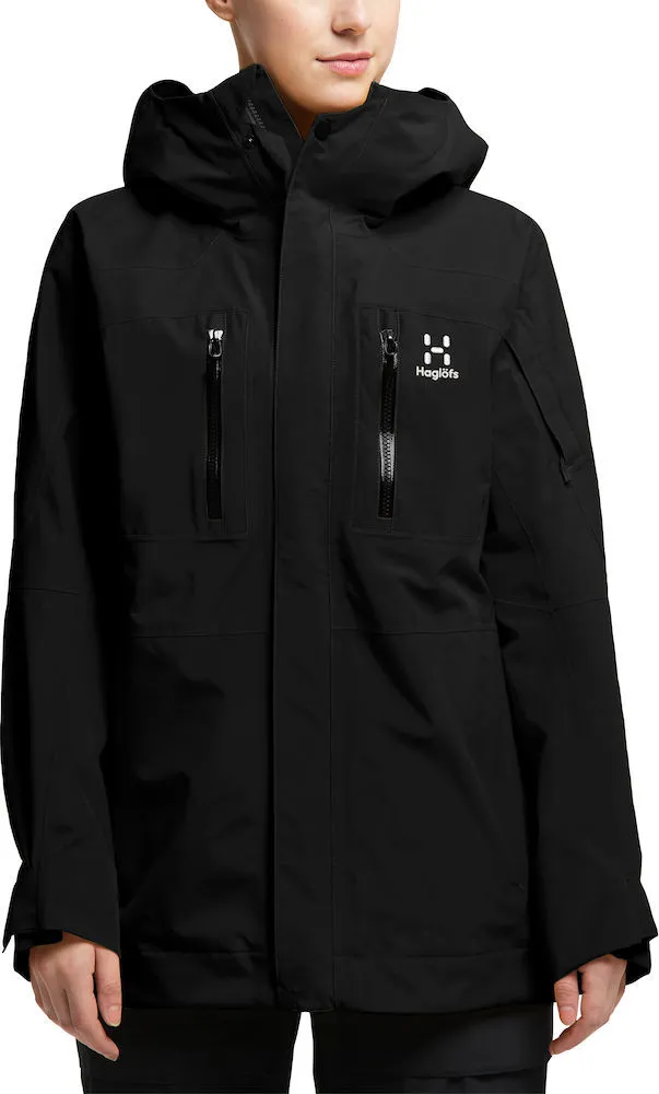 Haglöfs Women&#x27;s Elation GORE-TEX Jacket True Black | Buy Haglöfs Women&#x27;s Elation GORE-TEX Jacket True Black here | Outnorth
