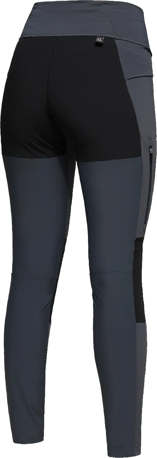 Haglöfs Women&#x27;s Luna Tights Magnetite/True Black | Buy Haglöfs Women&#x27;s Luna Tights Magnetite/True Black here | Outnorth