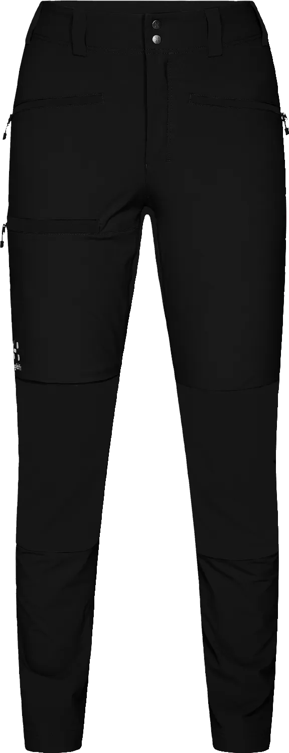 Haglöfs Women&#x27;s Mid Slim Pant (2022) True Black | Buy Haglöfs Women&#x27;s Mid Slim Pant (2022) True Black here | Outnorth
